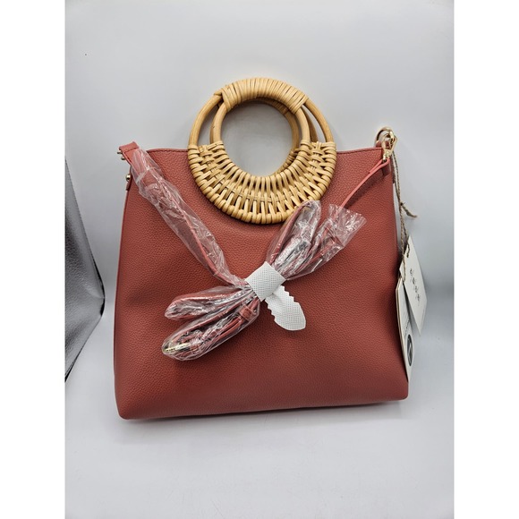 Antik Kraft Anthropologie Womens Handbag Purse Bag in‎ a Bag NWT Dusty Rose - Picture 5 of 11